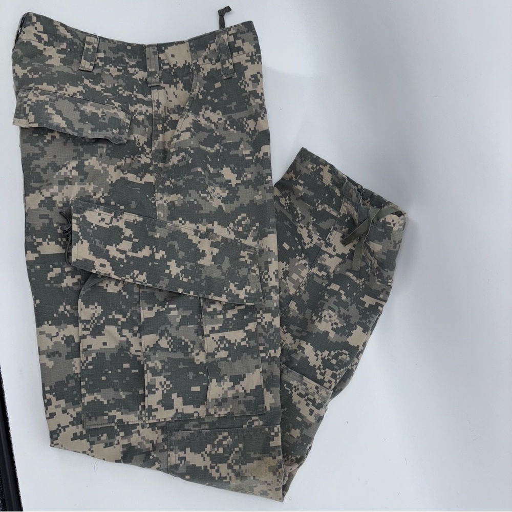 US Army Combat Uniform Trousers Military Camo Pants Small Reg Insect Repellent - Picture 8 of 15